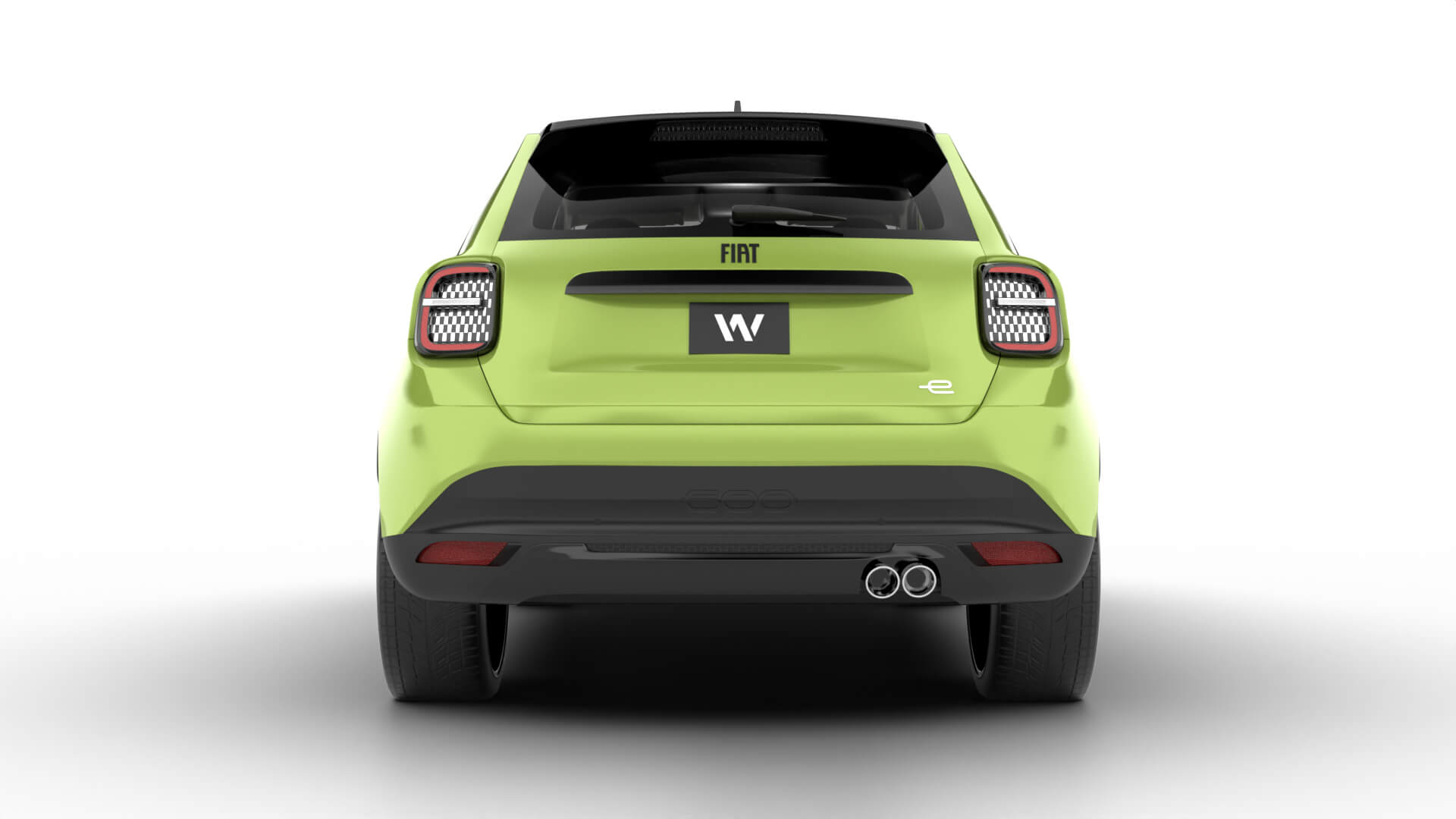 Fiat 600 Sport 2024 3D Model