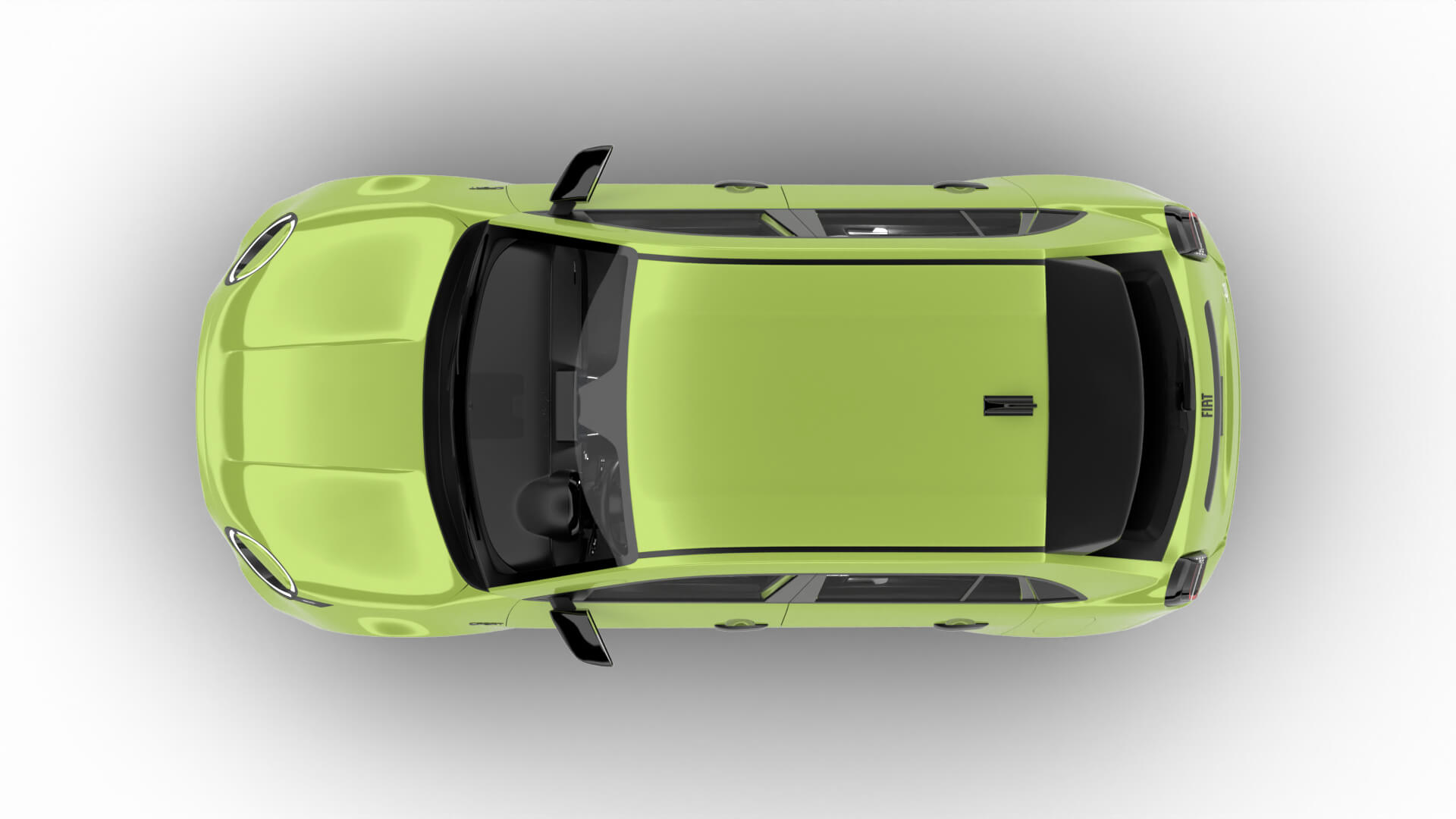 Fiat 600 Sport 2024 3D Model