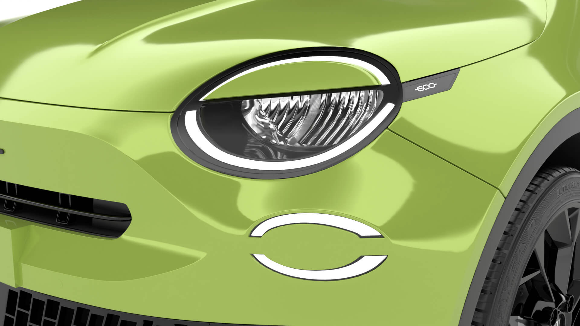 Fiat 600 Sport 2024 3D Model