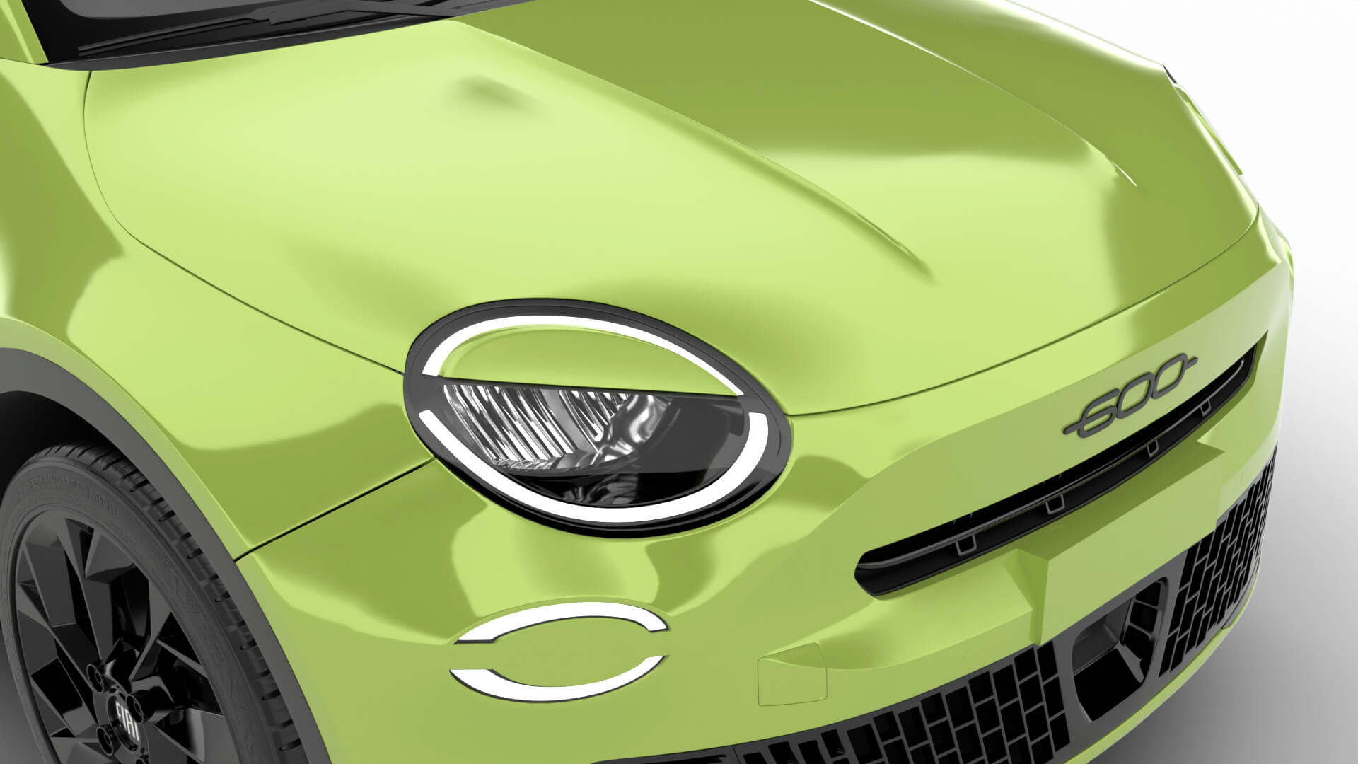 Fiat 600 Sport 2024 3D Model