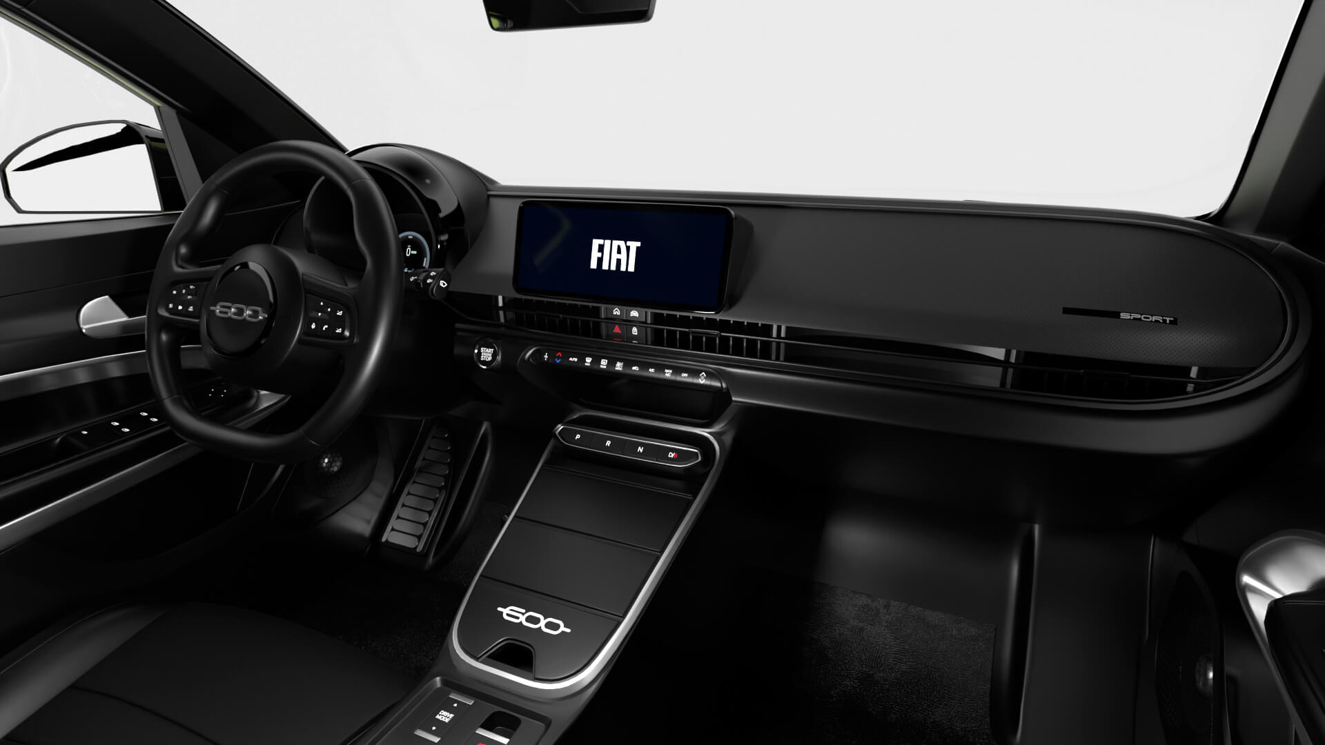 Fiat 600 Sport 2024 3D Model