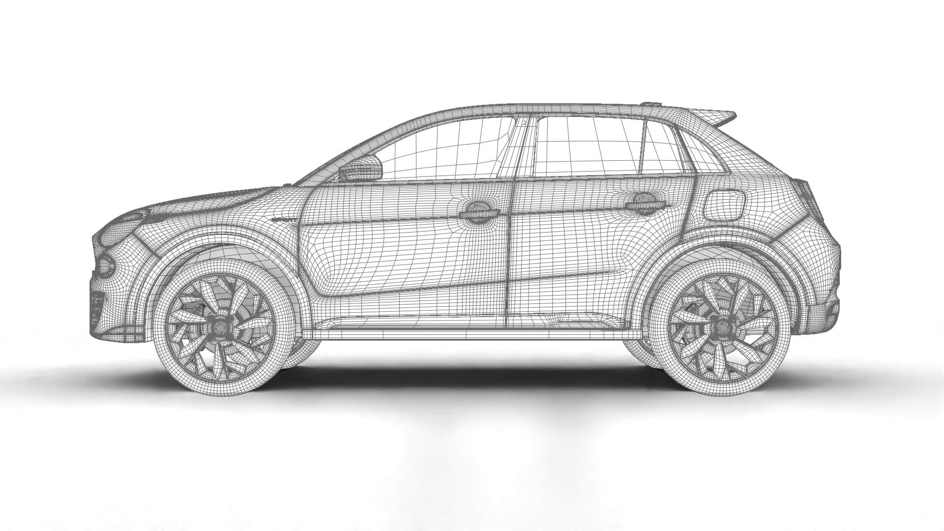 Fiat 600 Sport 2024 3D Model