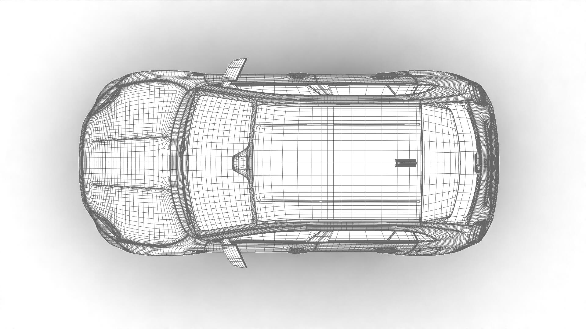 Fiat 600 Sport 2024 3D Model