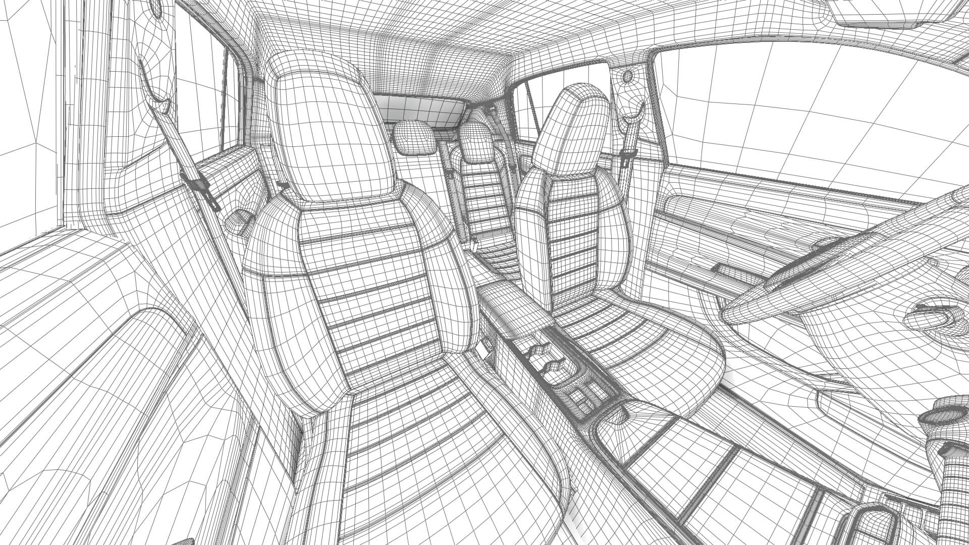 Fiat 600 Sport 2024 3D Model