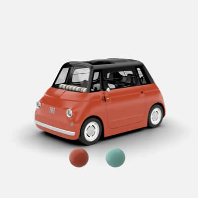 Fiat Topolino Corallo 2025 3d model