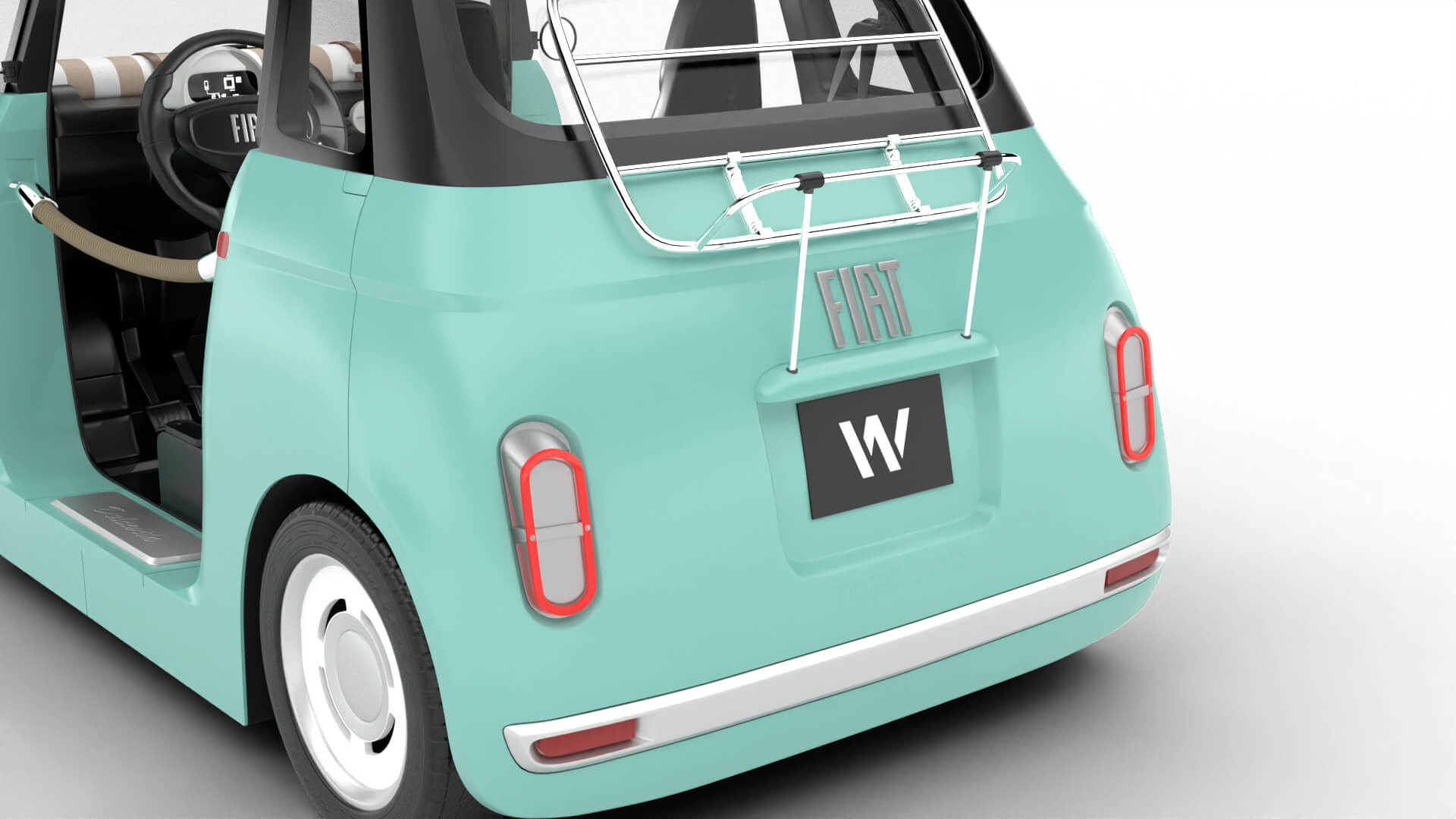 Fiat Topolino Dolcevita 2025 HQ 3D Model