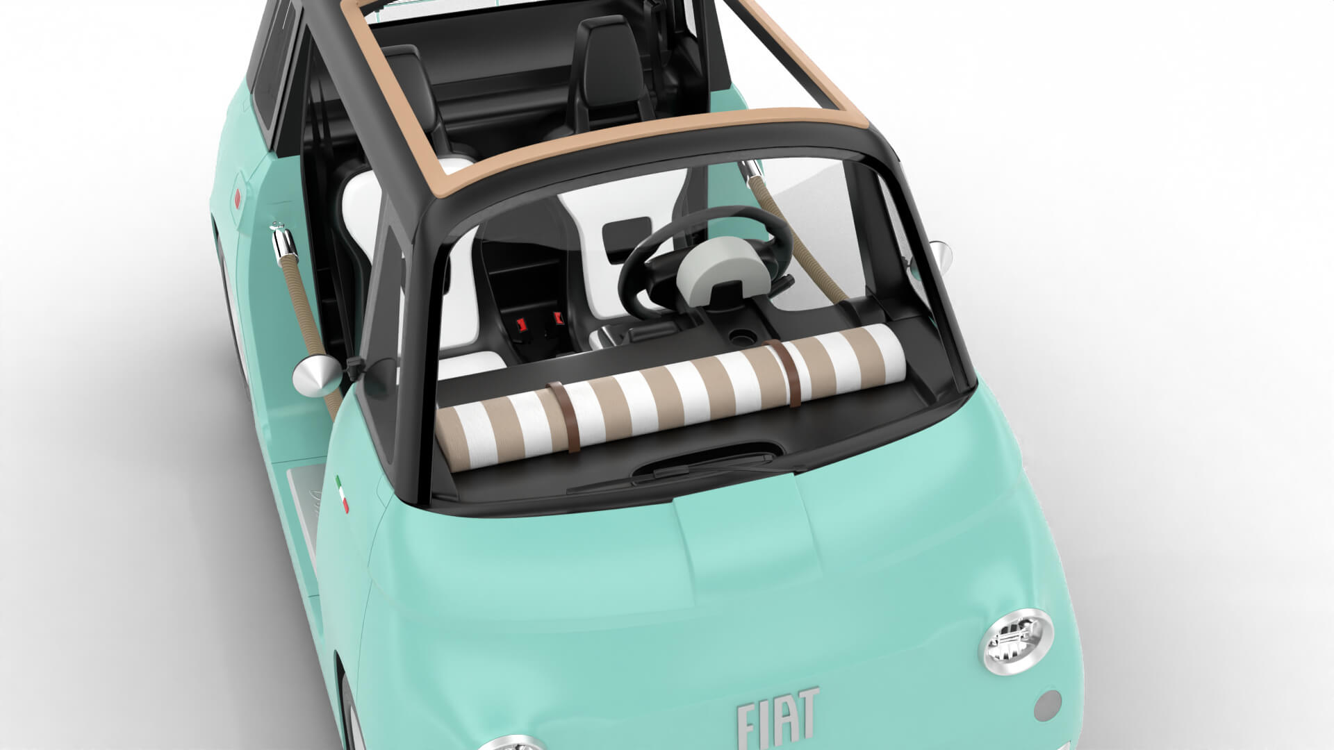 Fiat Topolino Dolcevita 2025 HQ 3D Model