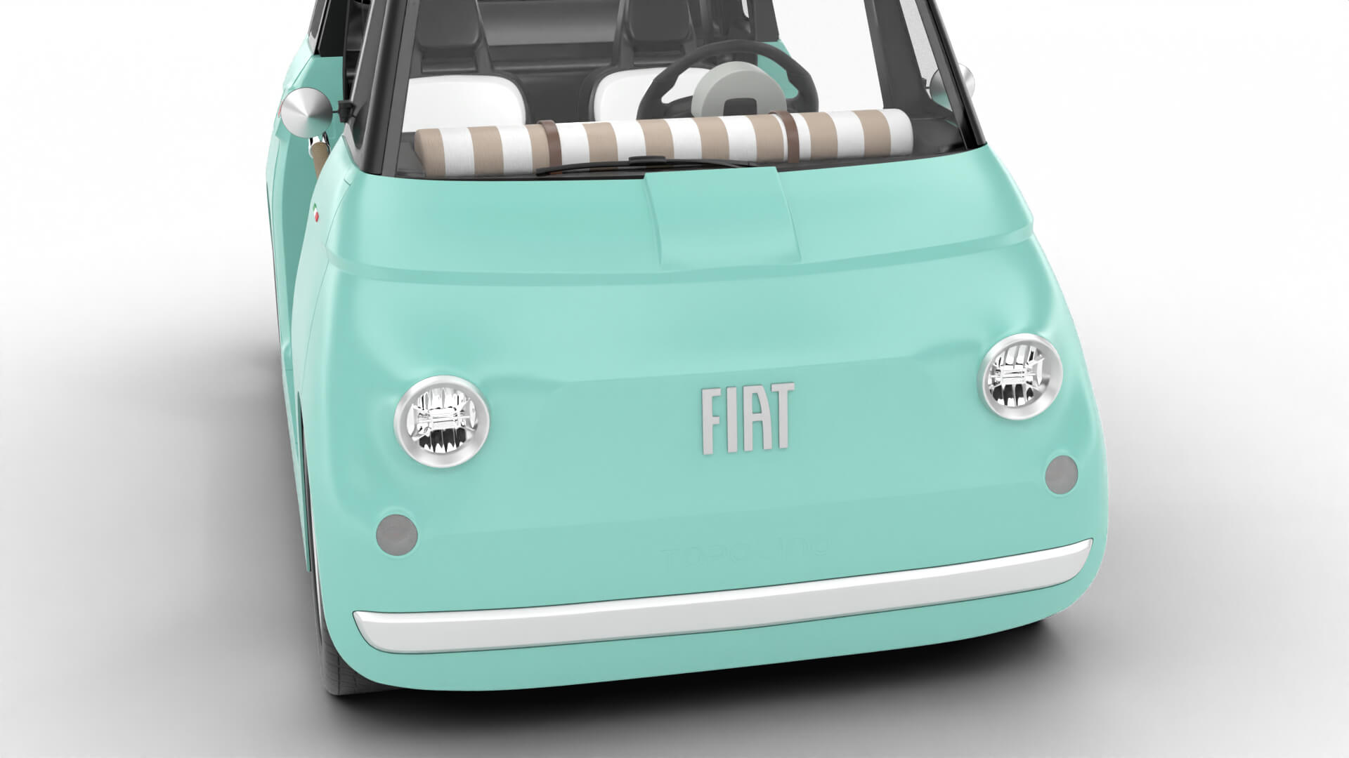 Fiat Topolino Dolcevita 2025 HQ 3D Model