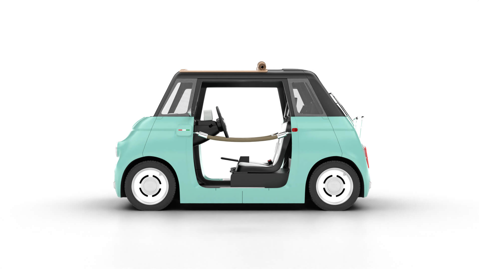 Fiat Topolino Dolcevita 2025 HQ 3D Model