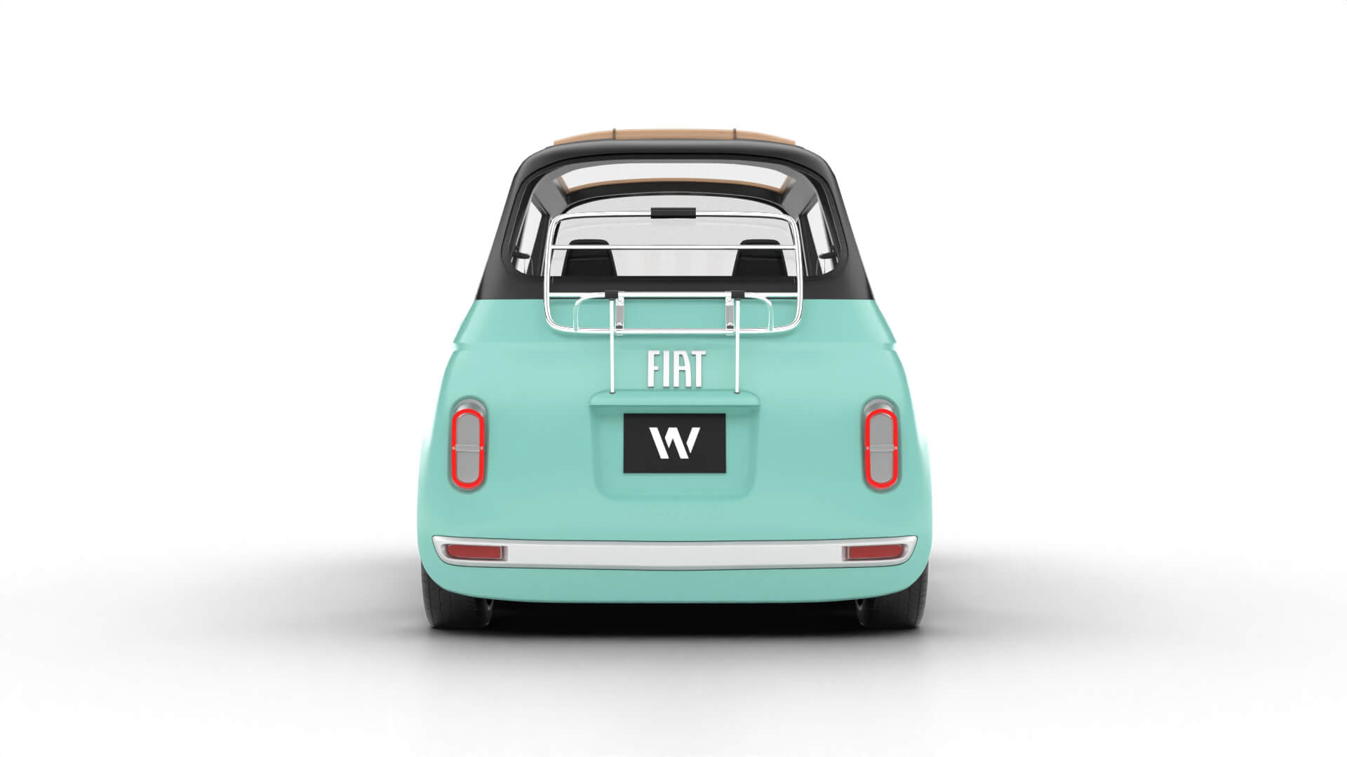 Fiat Topolino Dolcevita 2025 HQ 3D Model