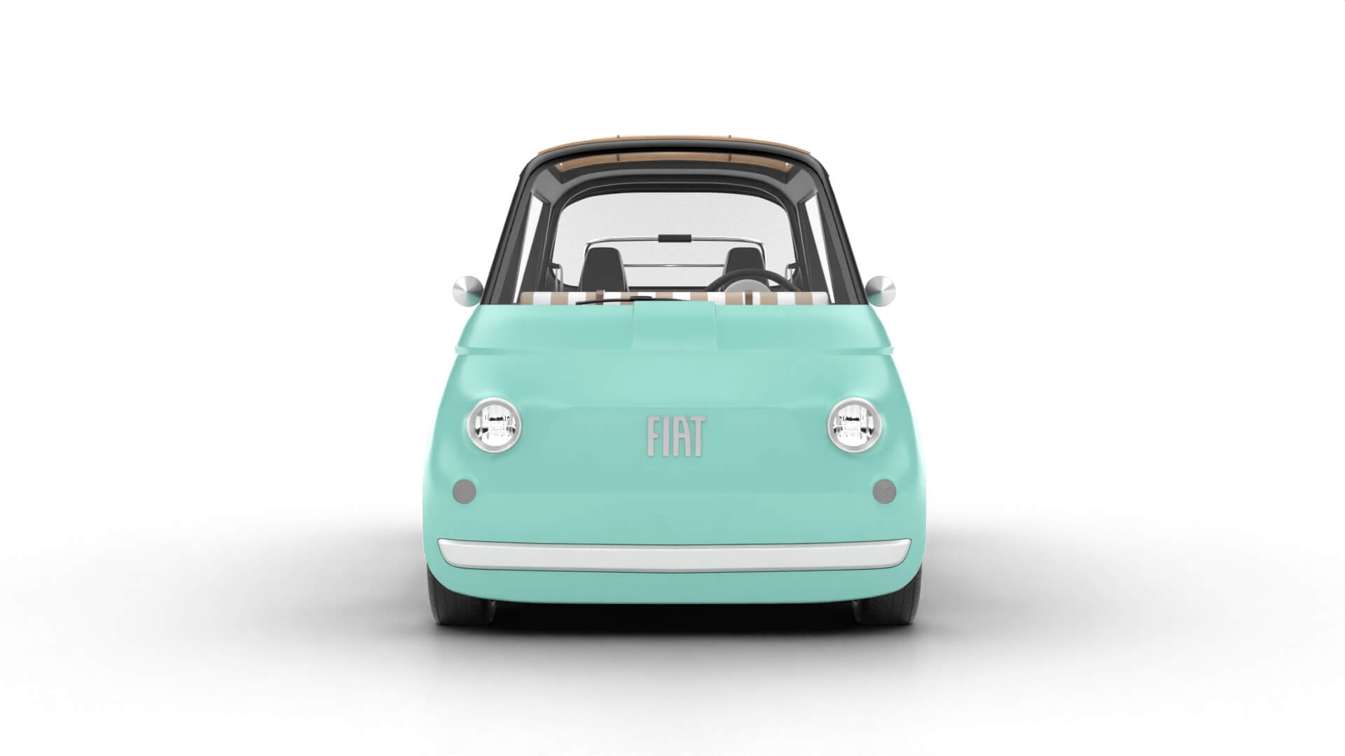 Fiat Topolino Dolcevita 2025 HQ 3D Model