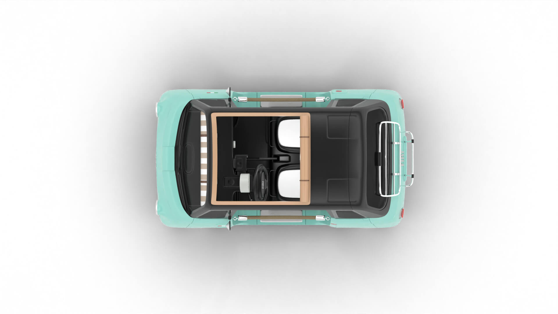 Fiat Topolino Dolcevita 2025 HQ 3D Model