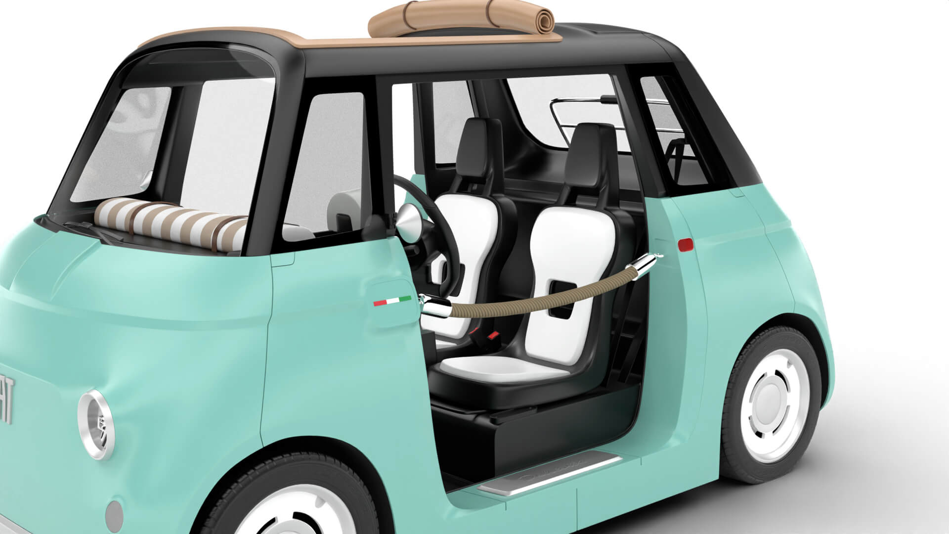Fiat Topolino Dolcevita 2025 HQ 3D Model