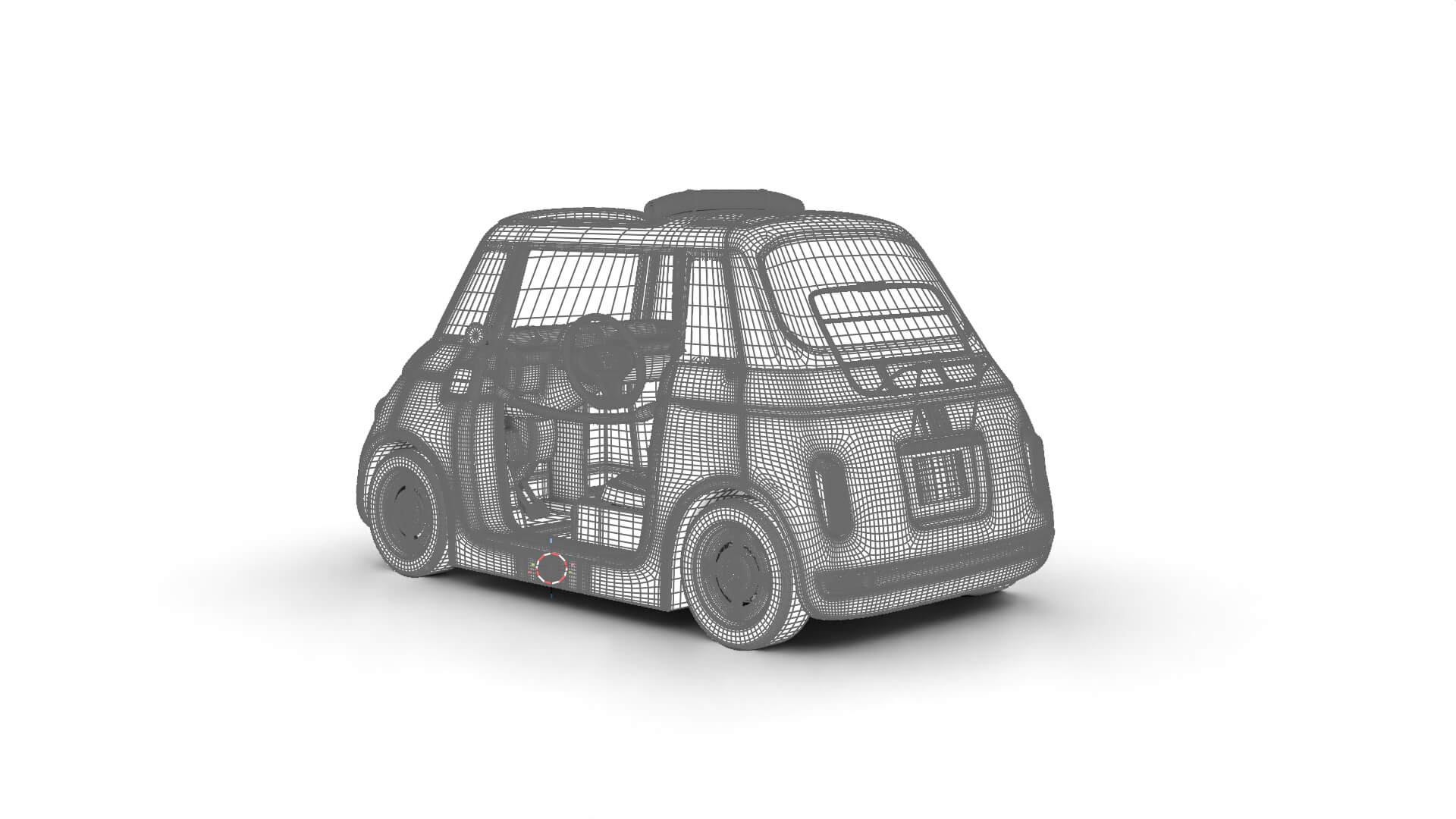 Fiat Topolino Dolcevita 2025 HQ 3D Model