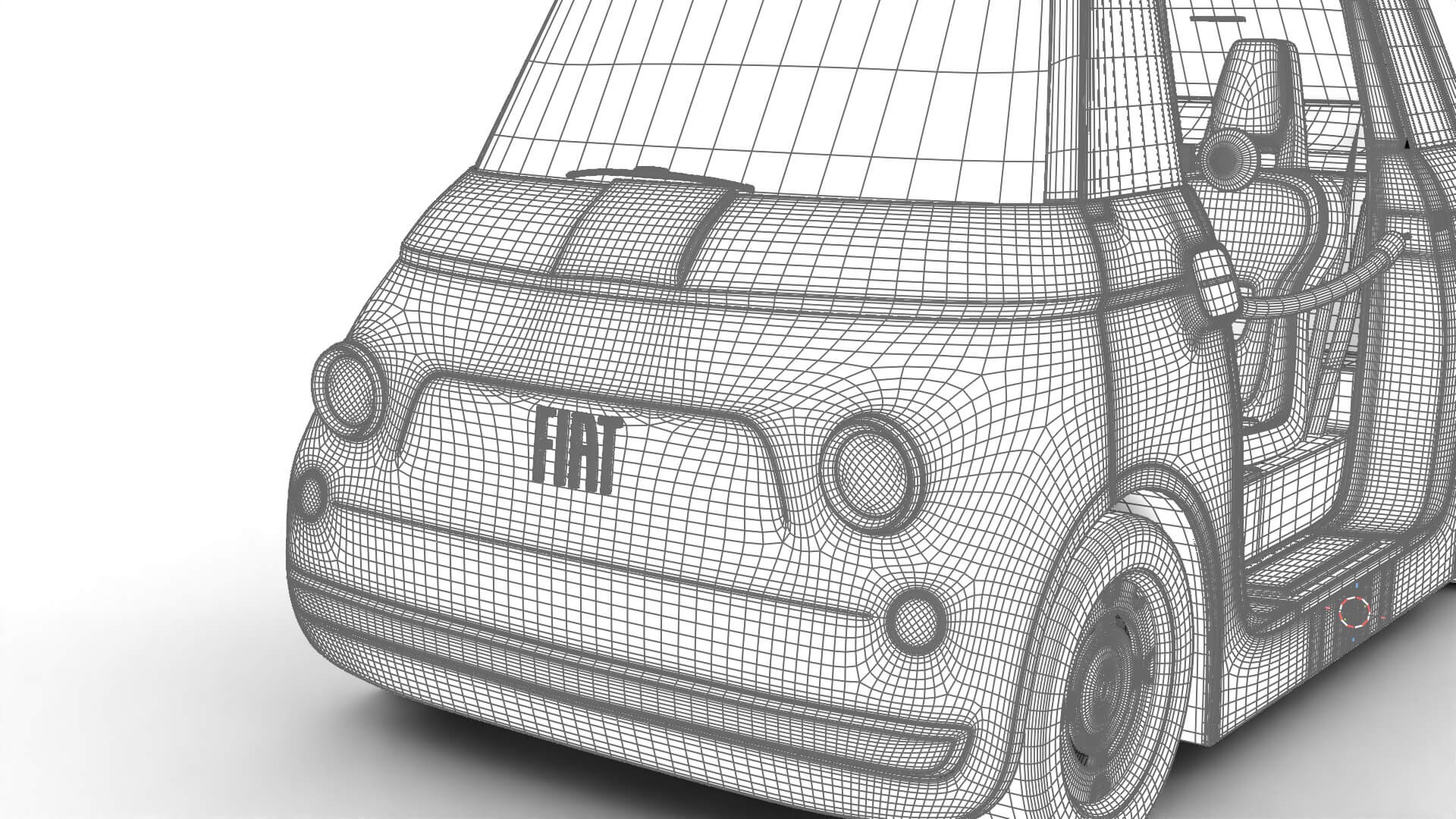 Fiat Topolino Dolcevita 2025 HQ 3D Model