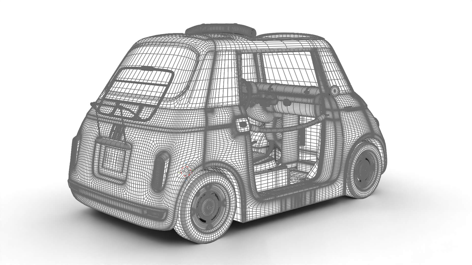 Fiat Topolino Dolcevita 2025 HQ 3D Model