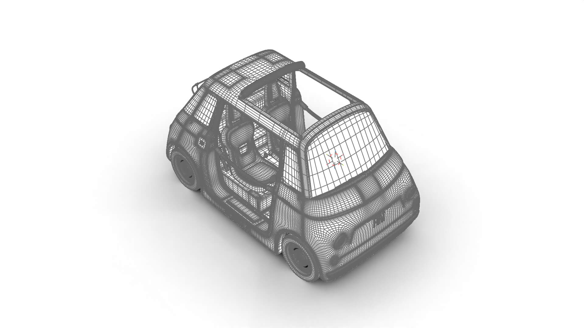 Fiat Topolino Dolcevita 2025 HQ 3D Model