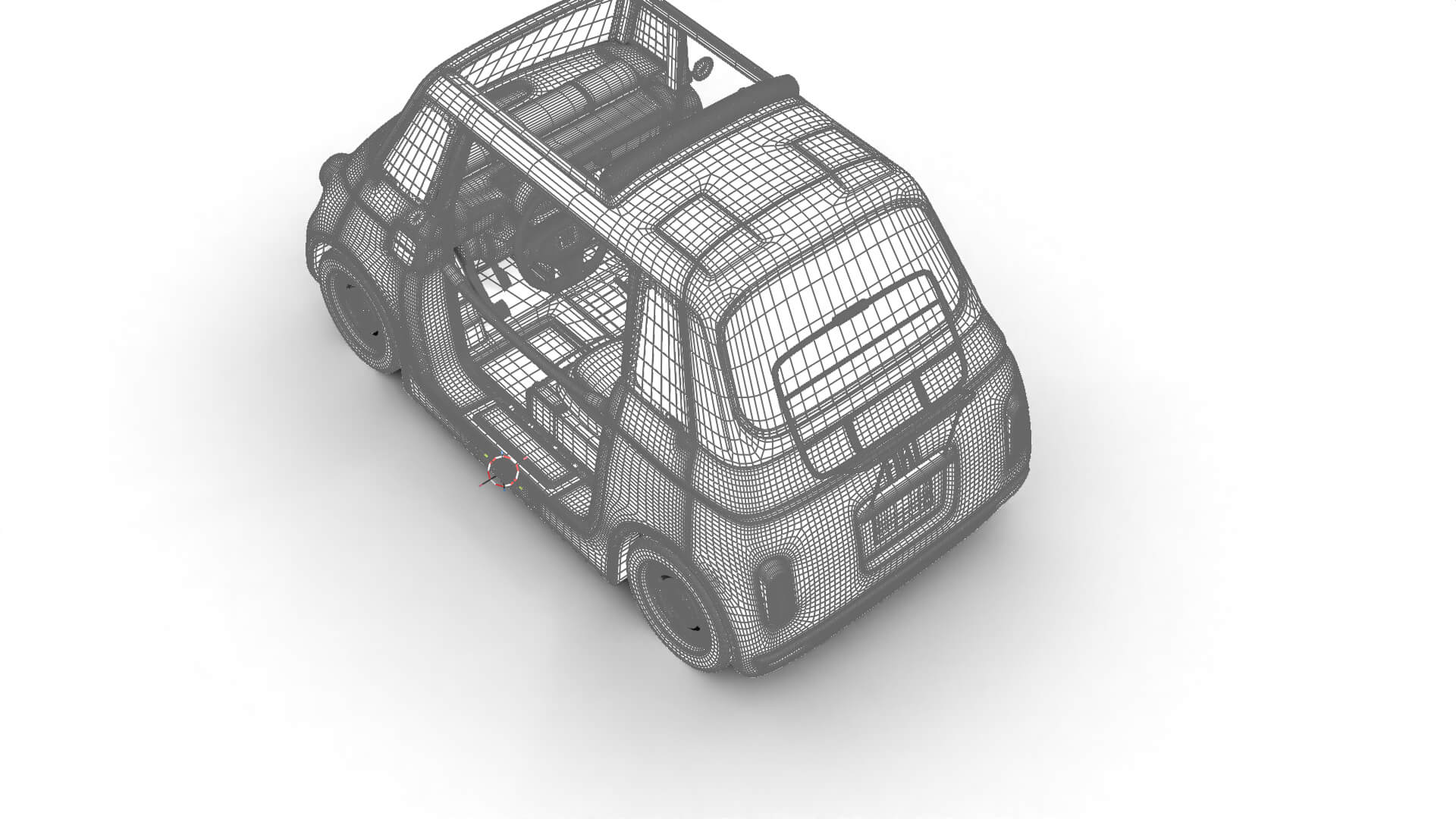 Fiat Topolino Dolcevita 2025 HQ 3D Model
