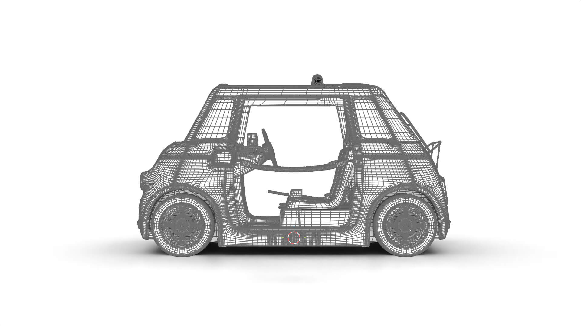 Fiat Topolino Dolcevita 2025 HQ 3D Model
