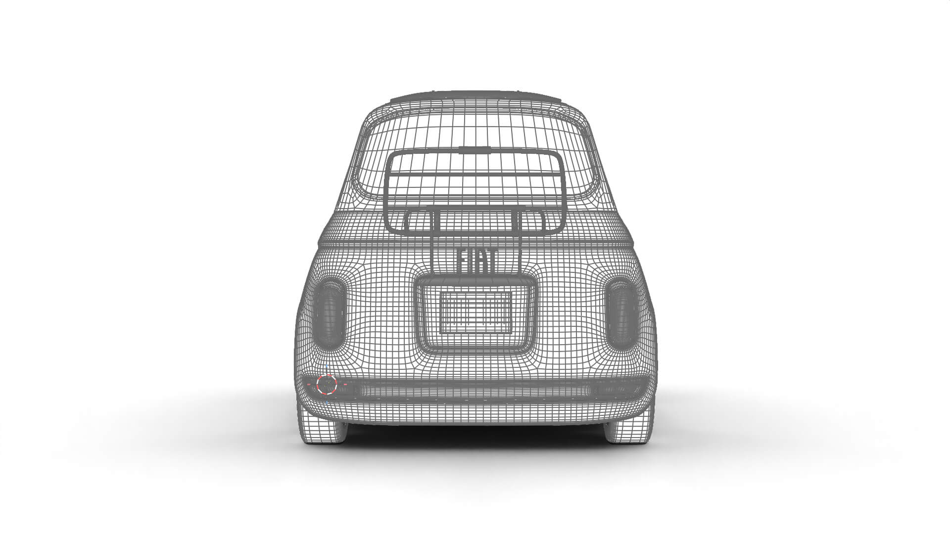 Fiat Topolino Dolcevita 2025 HQ 3D Model
