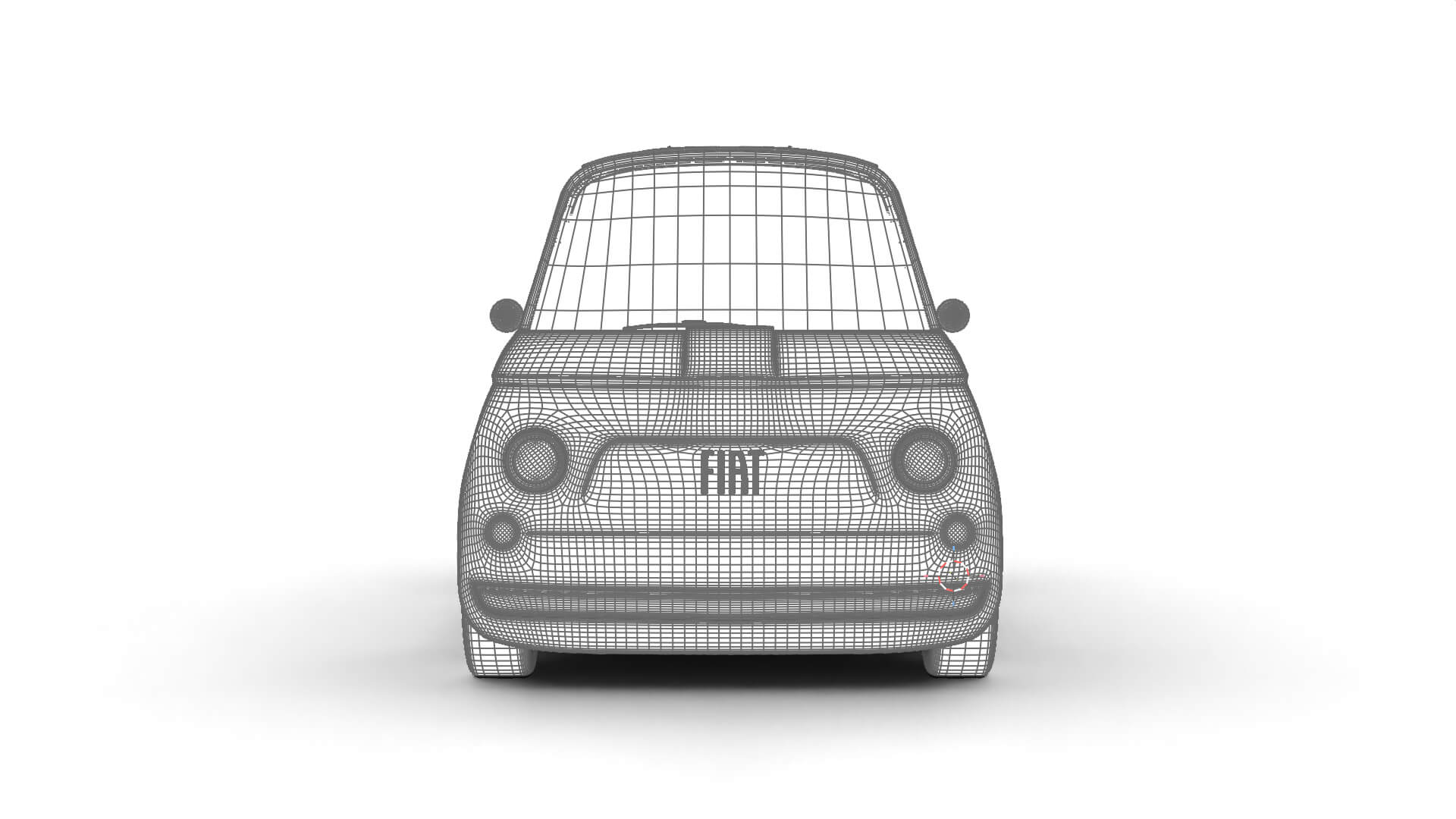 Fiat Topolino Dolcevita 2025 HQ 3D Model