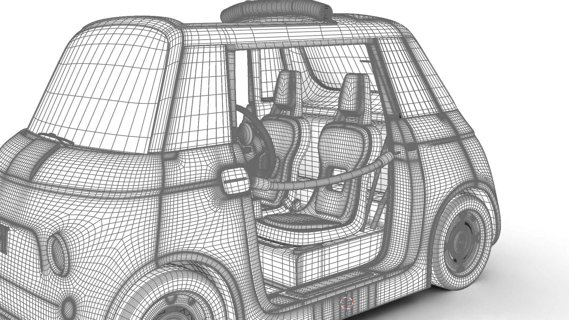 Fiat Topolino Dolcevita 2025 HQ 3D Model