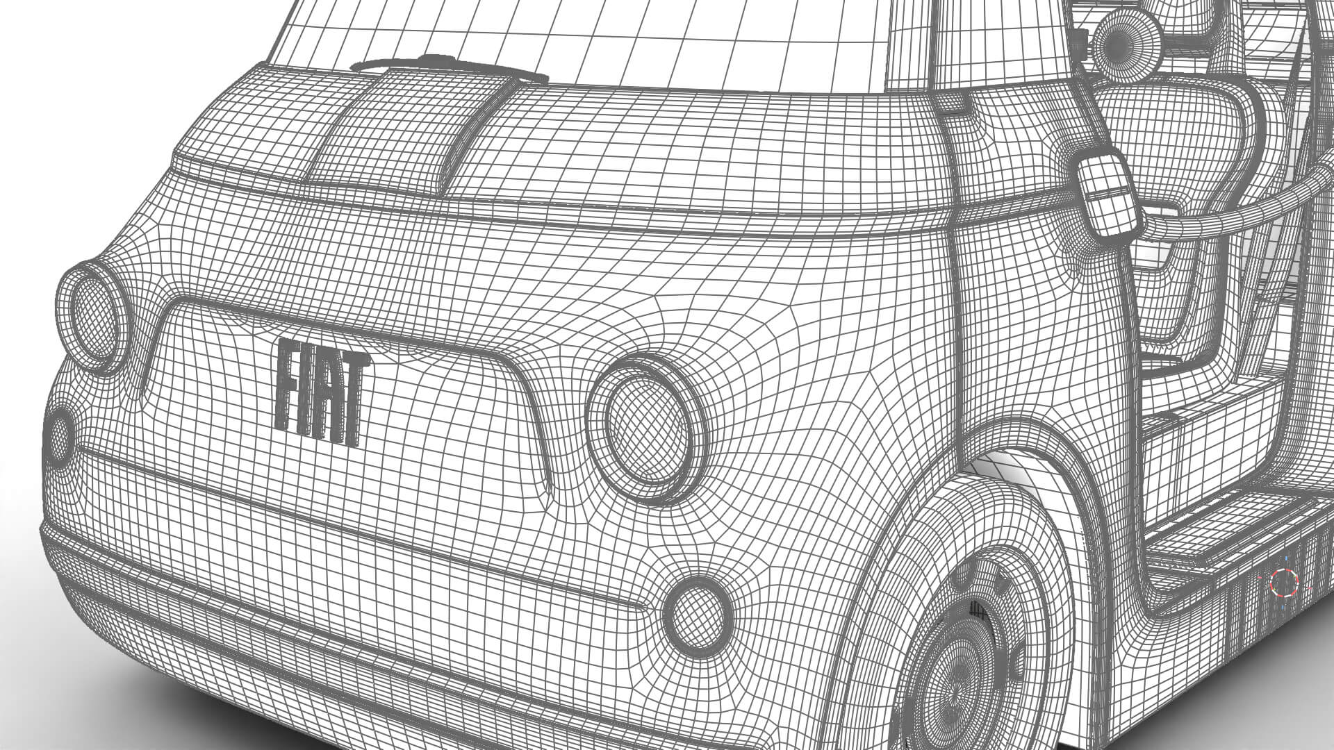 Fiat Topolino Dolcevita 2025 HQ 3D Model