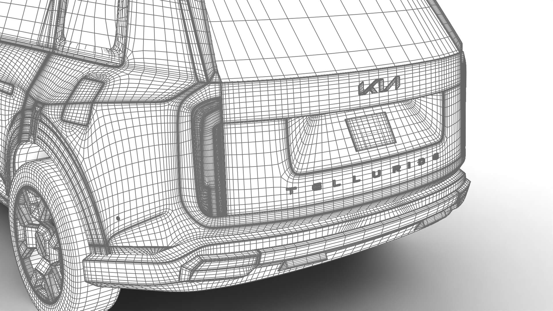 Kia Telluride SX 2027 3D Model