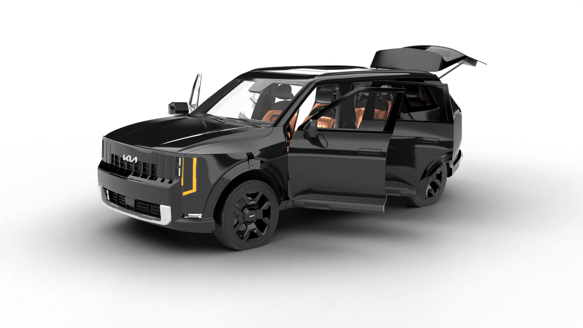 Kia Telluride SX 2027 HQ 3D Model