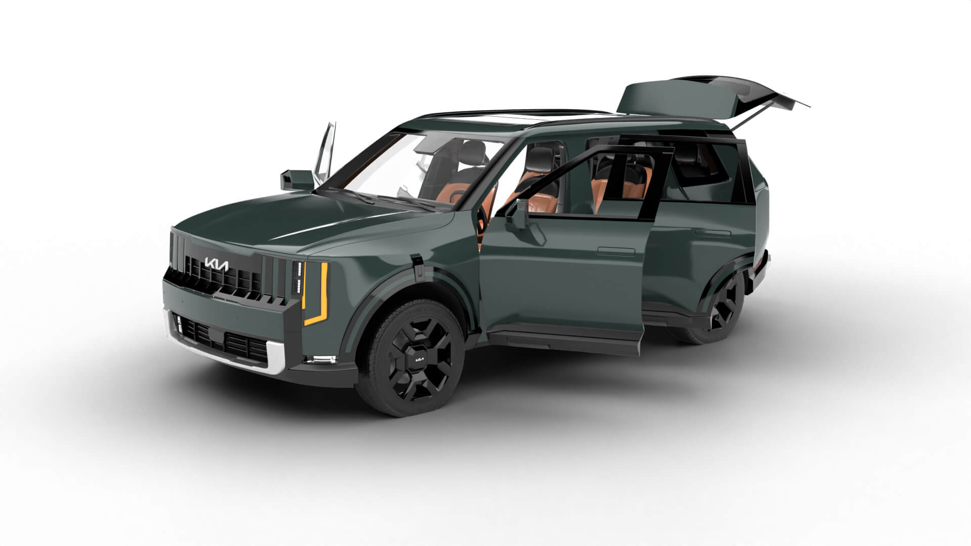 Kia Telluride SX 2027 HQ 3D Model