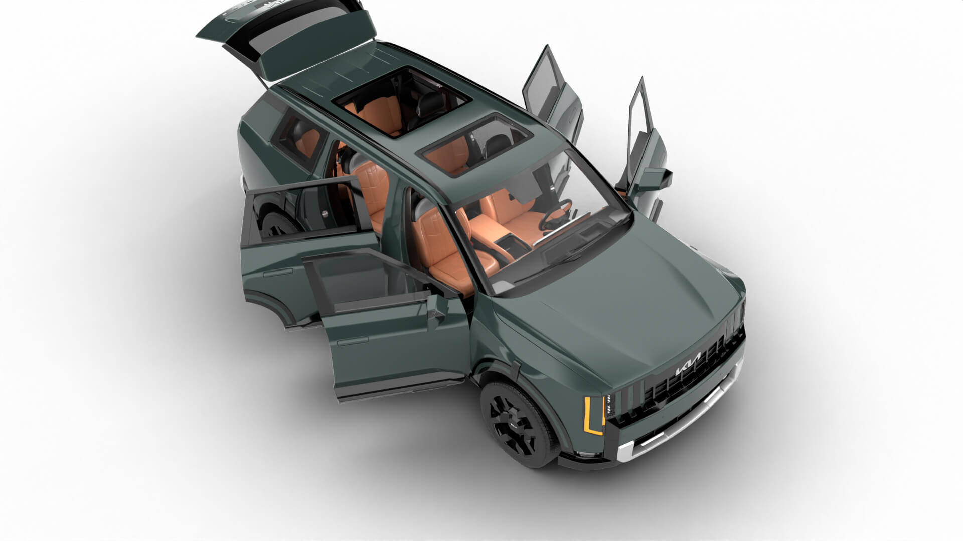 Kia Telluride SX 2027 HQ 3D Model