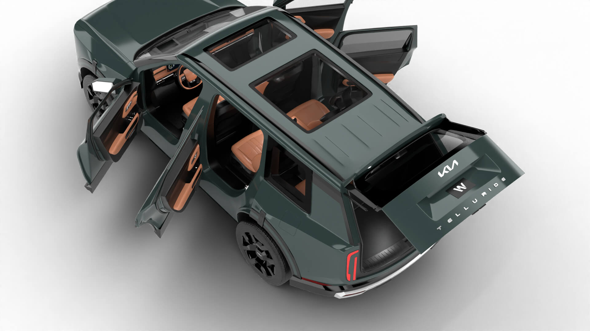 Kia Telluride SX 2027 HQ 3D Model