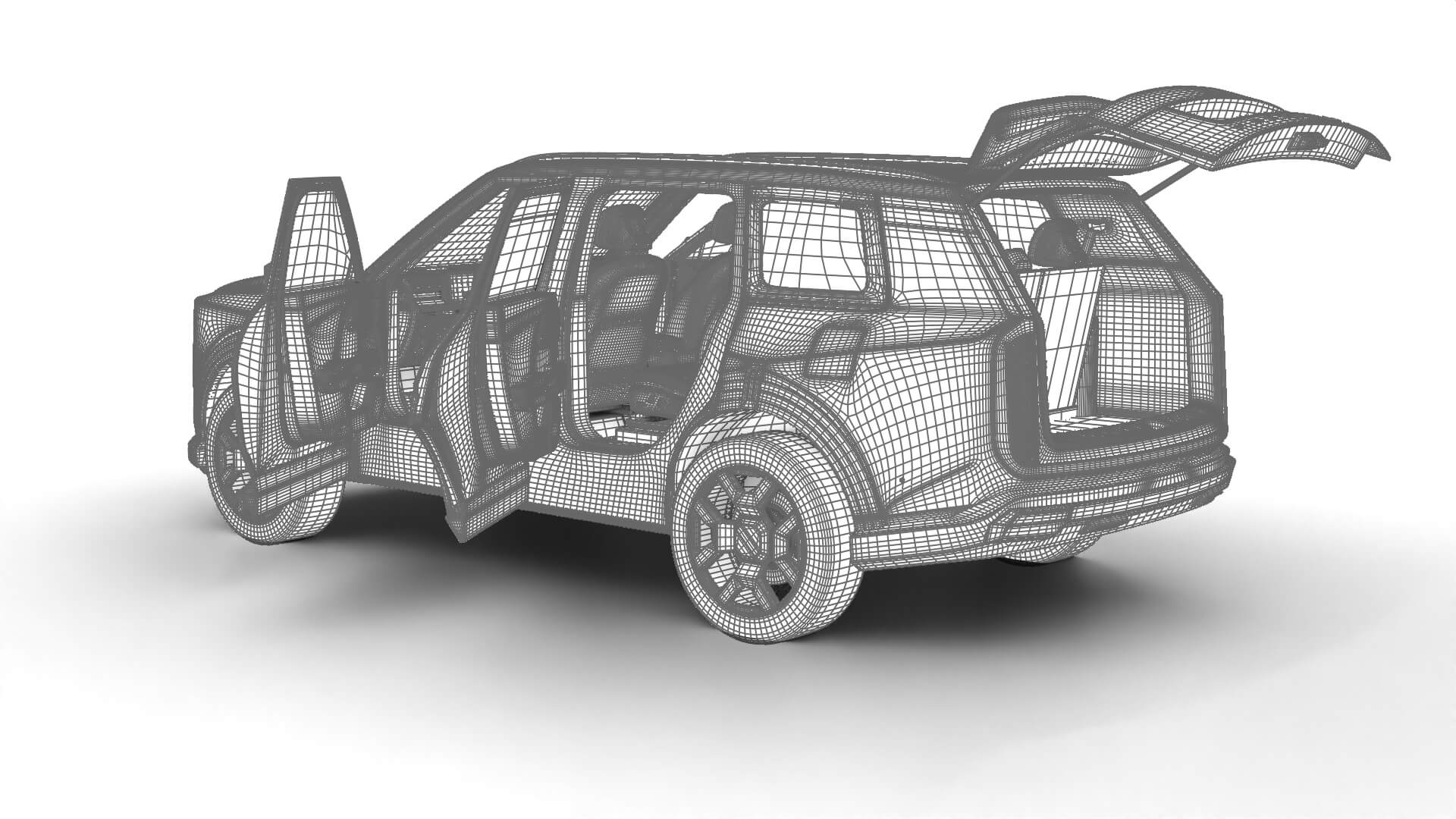 Kia Telluride SX 2027 HQ 3D Model