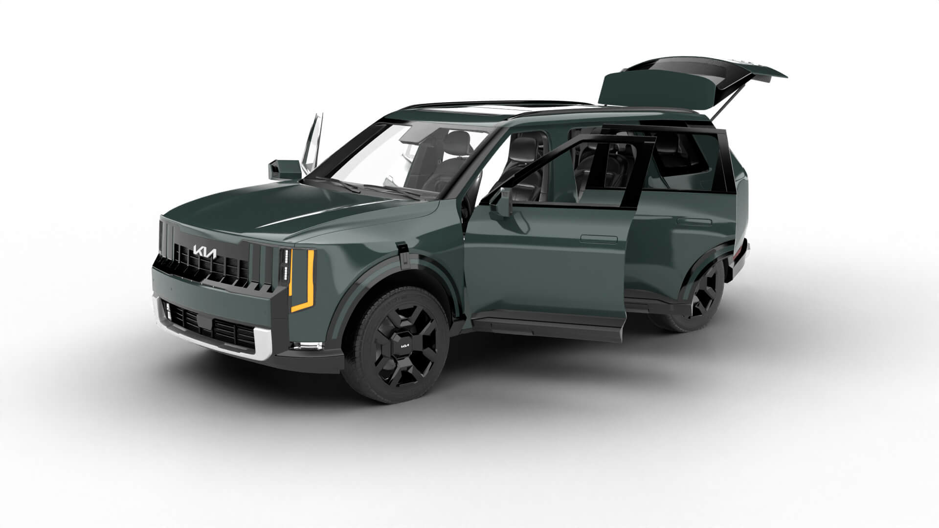 Kia Telluride SX-Prestige 2027 HQ 3D Model
