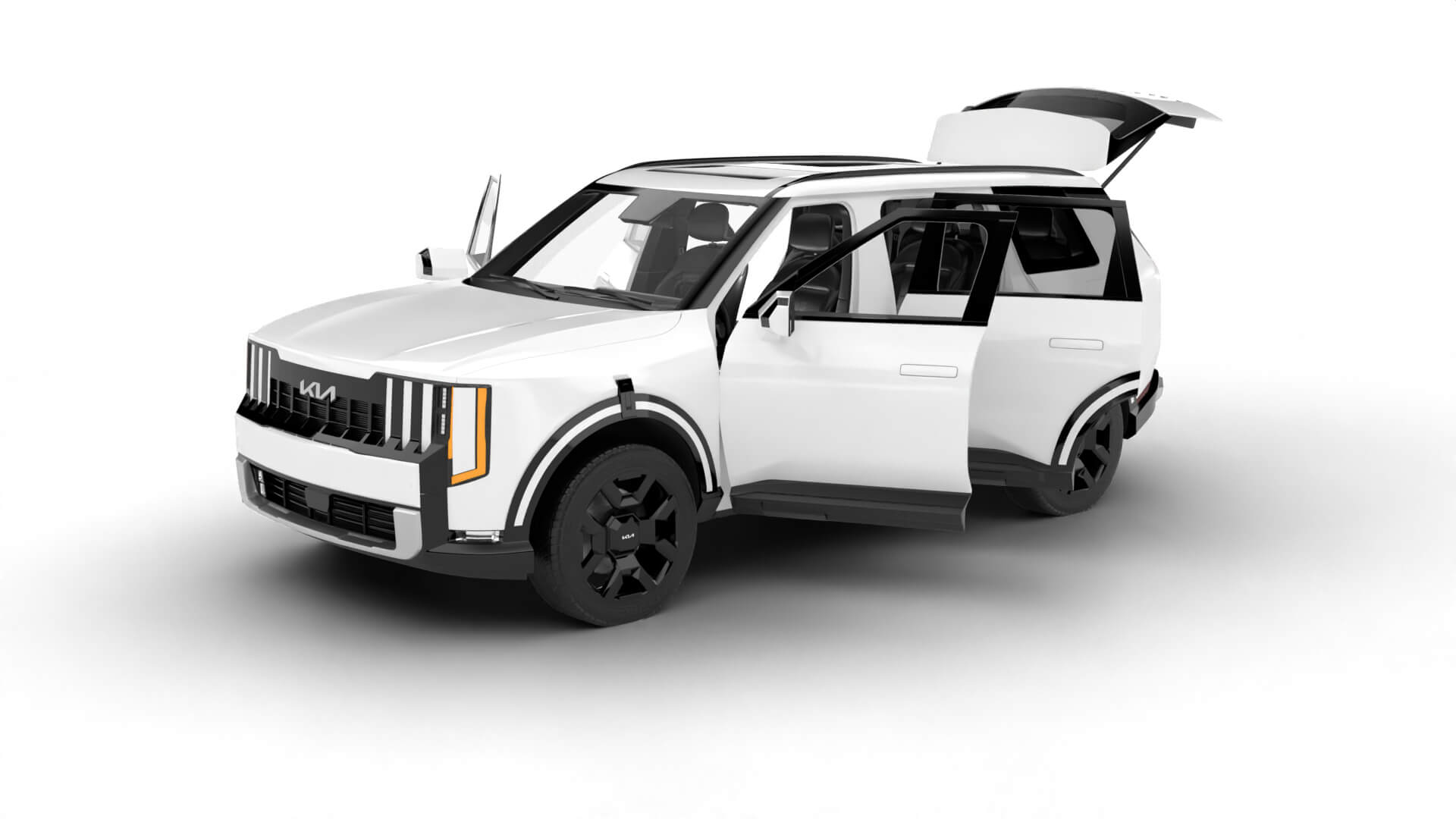 Kia Telluride SX-Prestige 2027 HQ 3D Model