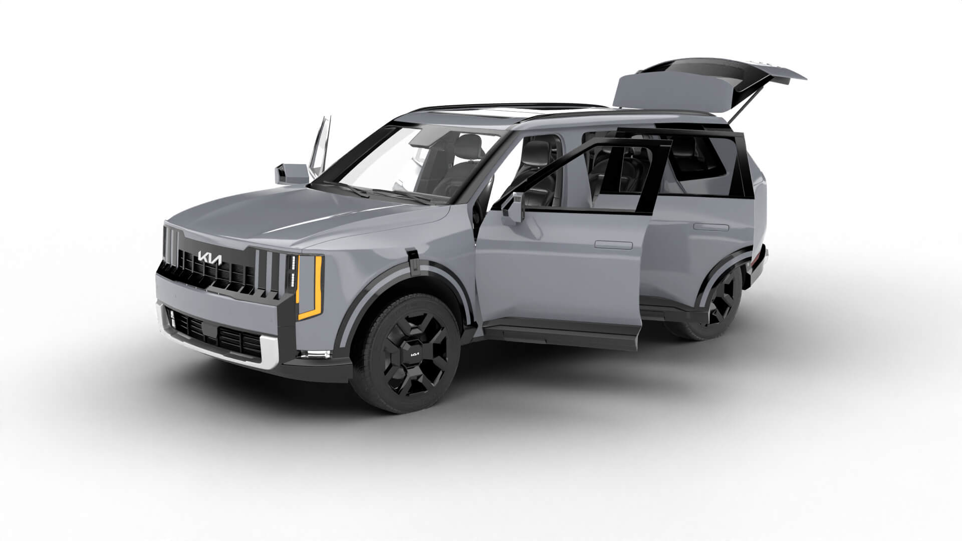 Kia Telluride SX-Prestige 2027 HQ 3D Model