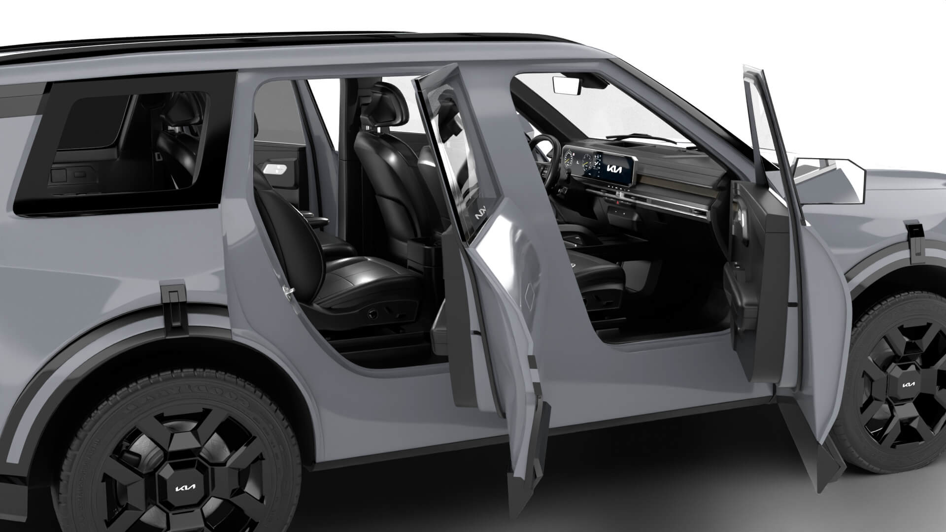 Kia Telluride SX-Prestige 2027 HQ 3D Model