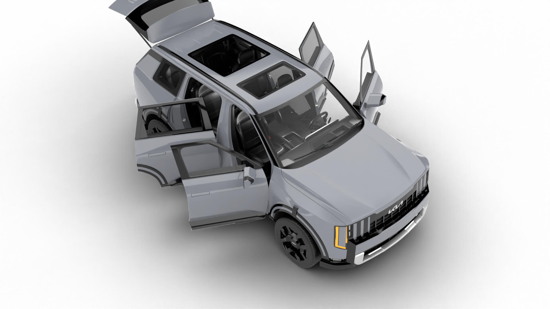 Kia Telluride SX-Prestige 2027 HQ 3D Model