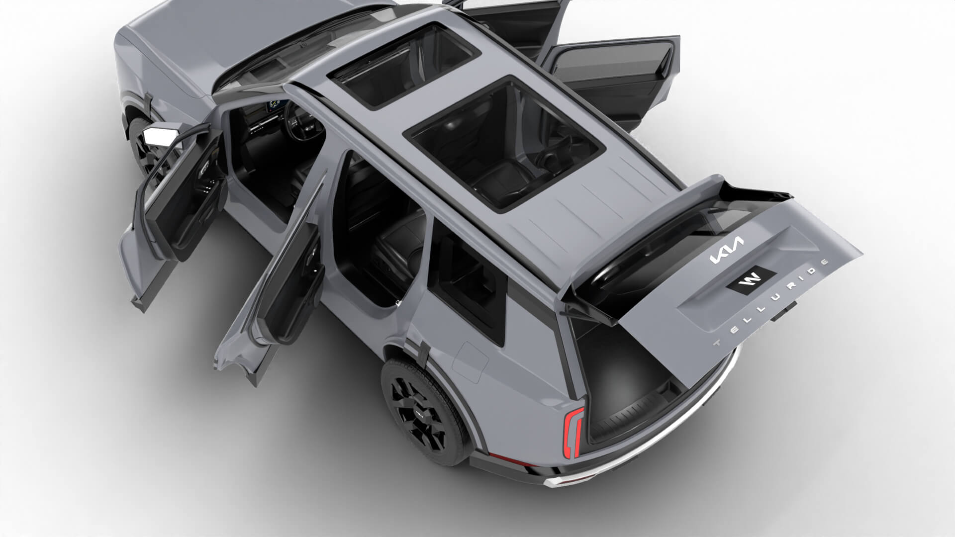 Kia Telluride SX-Prestige 2027 HQ 3D Model
