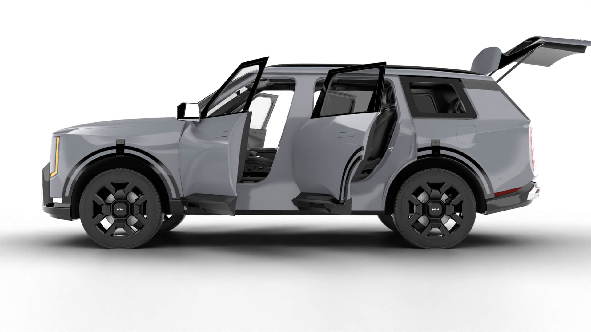 Kia Telluride SX-Prestige 2027 HQ 3D Model
