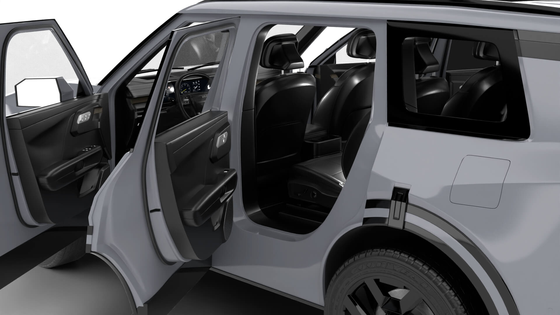 Kia Telluride SX-Prestige 2027 HQ 3D Model