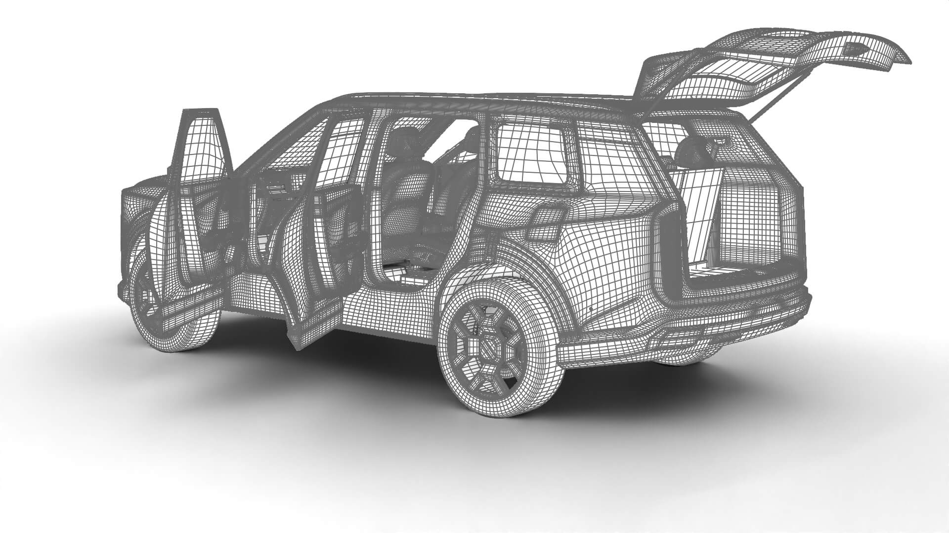 Kia Telluride SX-Prestige 2027 HQ 3D Model