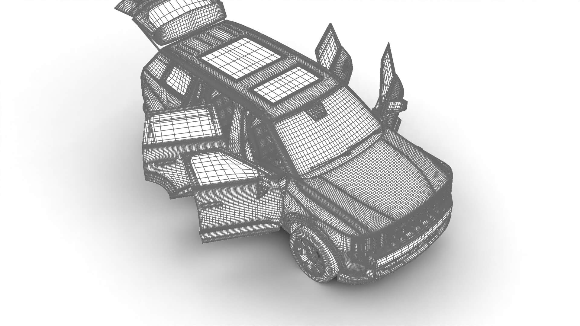 Kia Telluride SX-Prestige 2027 HQ 3D Model