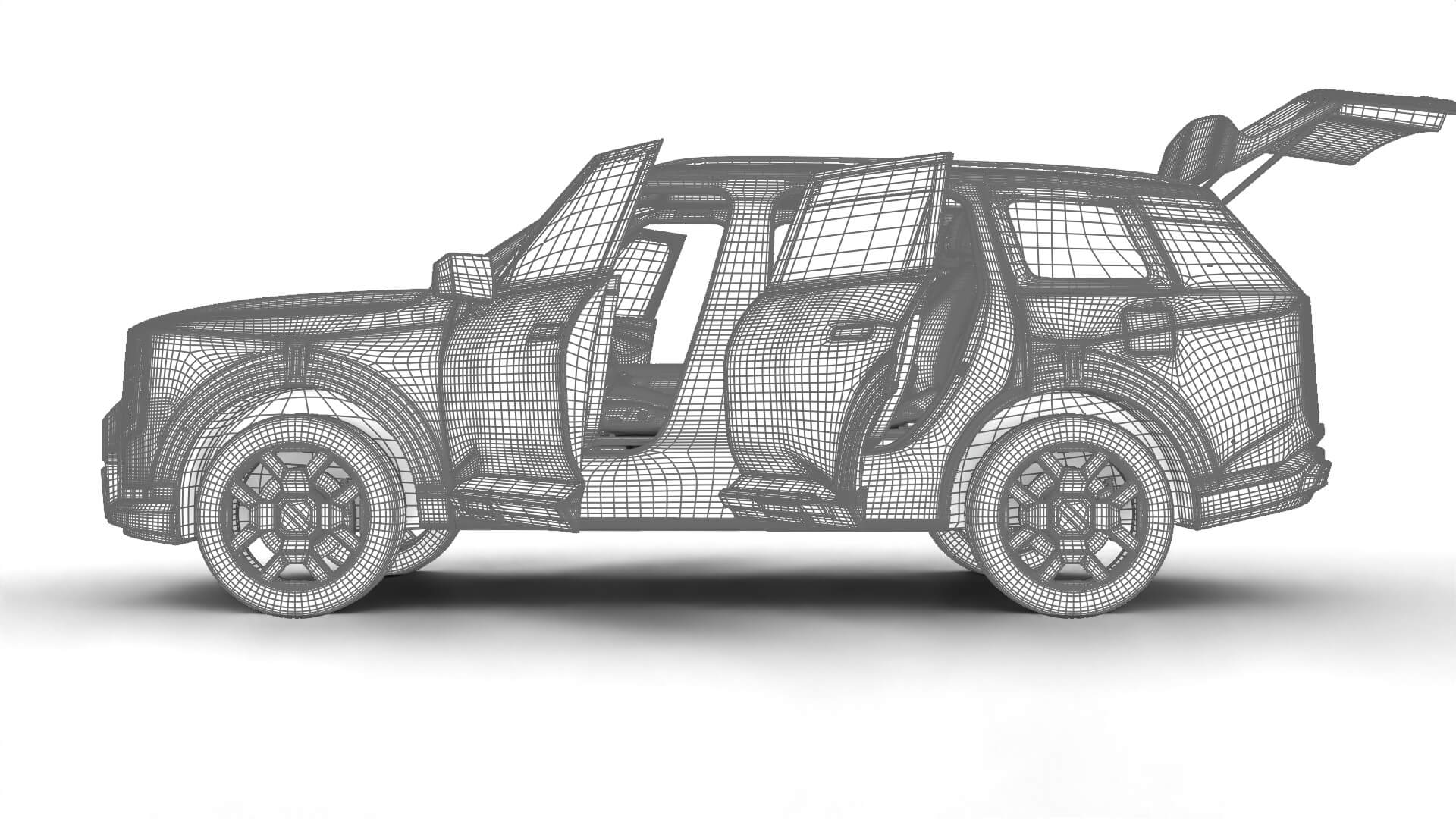 Kia Telluride SX-Prestige 2027 HQ 3D Model