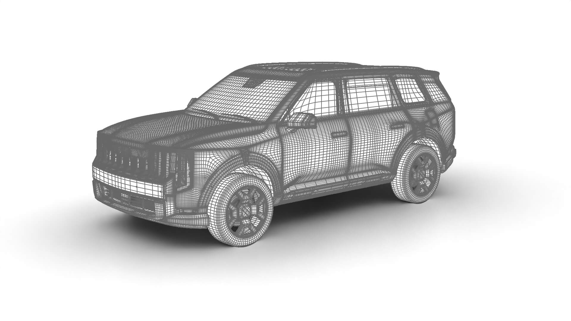 Kia Telluride SX-Prestige 2027 3D Model