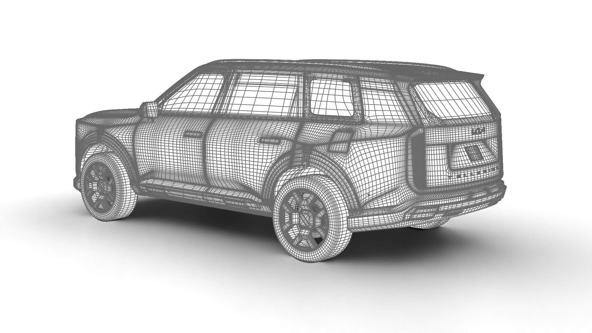 Kia Telluride SX-Prestige 2027 3D Model
