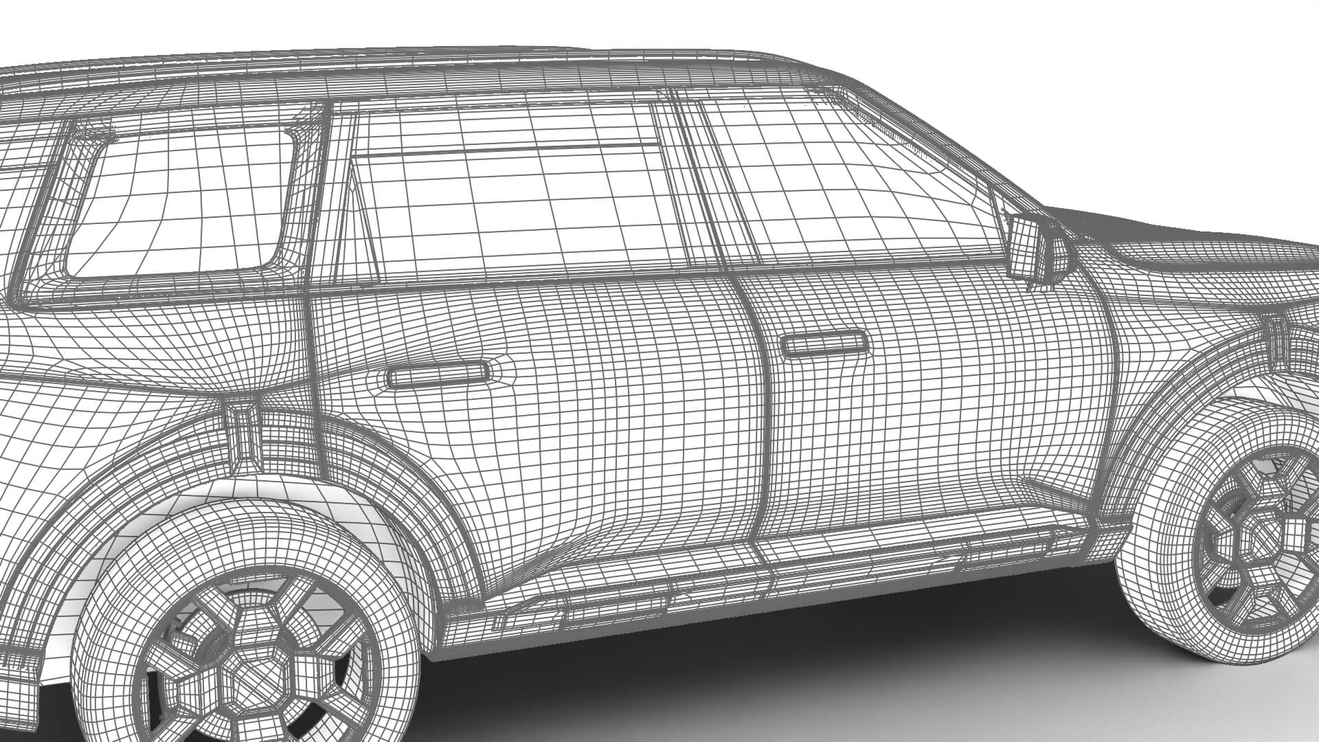 Kia Telluride SX-Prestige 2027 3D Model