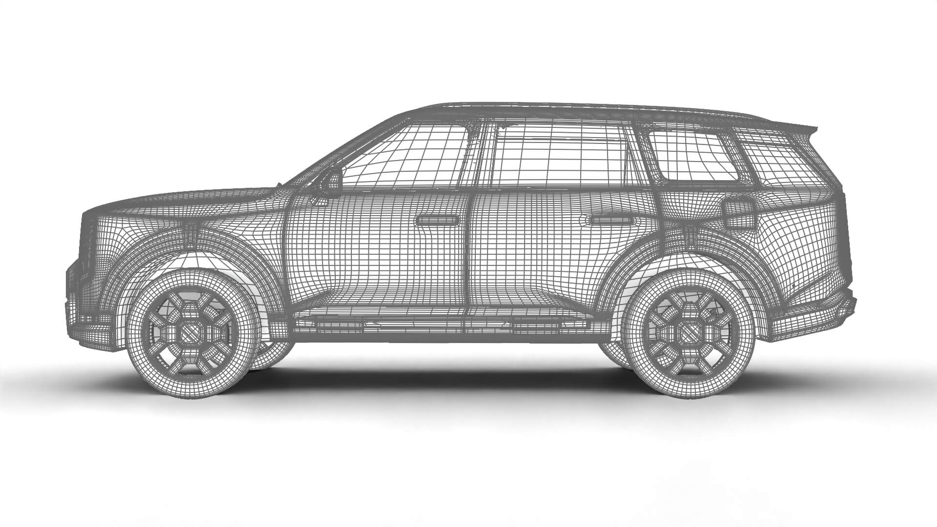 Kia Telluride SX-Prestige 2027 3D Model