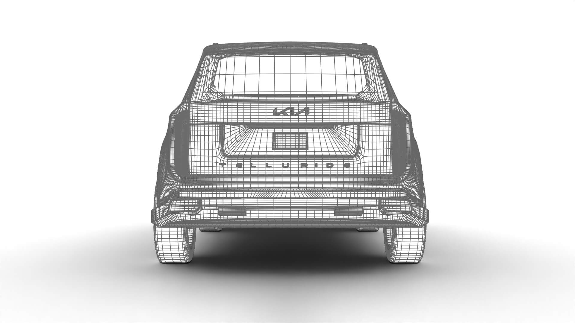 Kia Telluride SX-Prestige 2027 3D Model