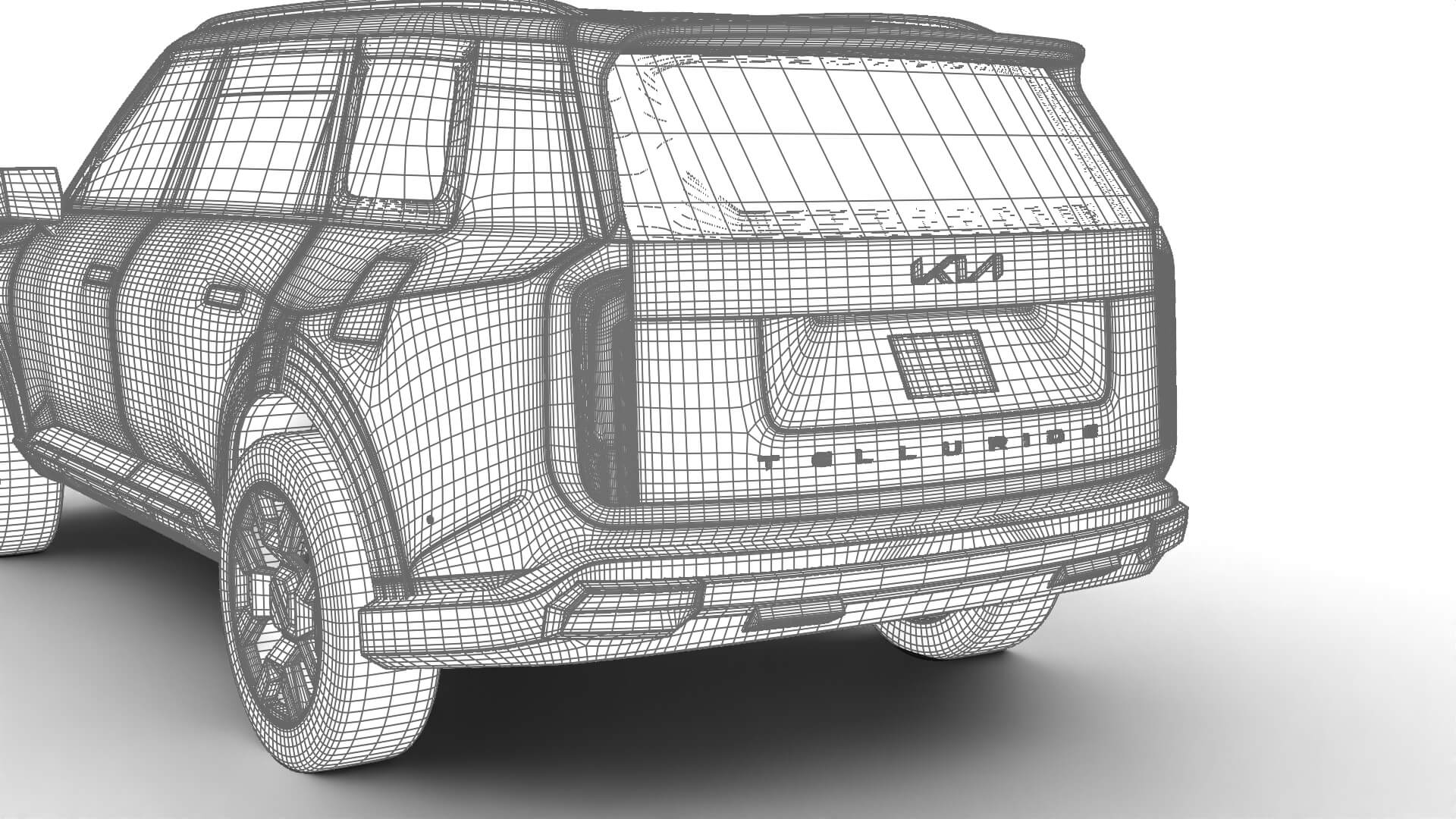 Kia Telluride SX-Prestige 2027 3D Model
